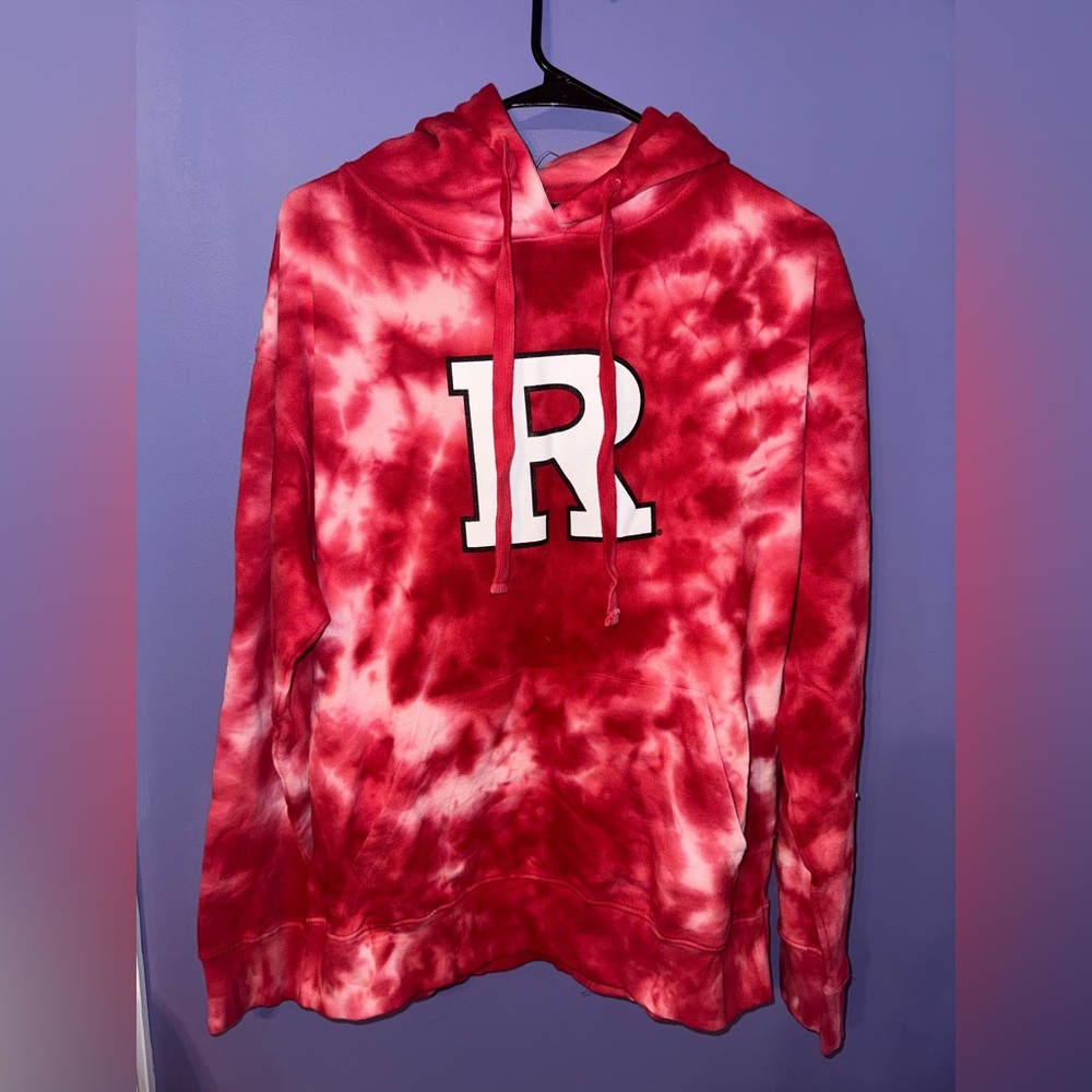Rutgers tie dye hoodie